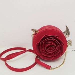 Beauty and the Beast Enchanted Rose Crossbody Bag
